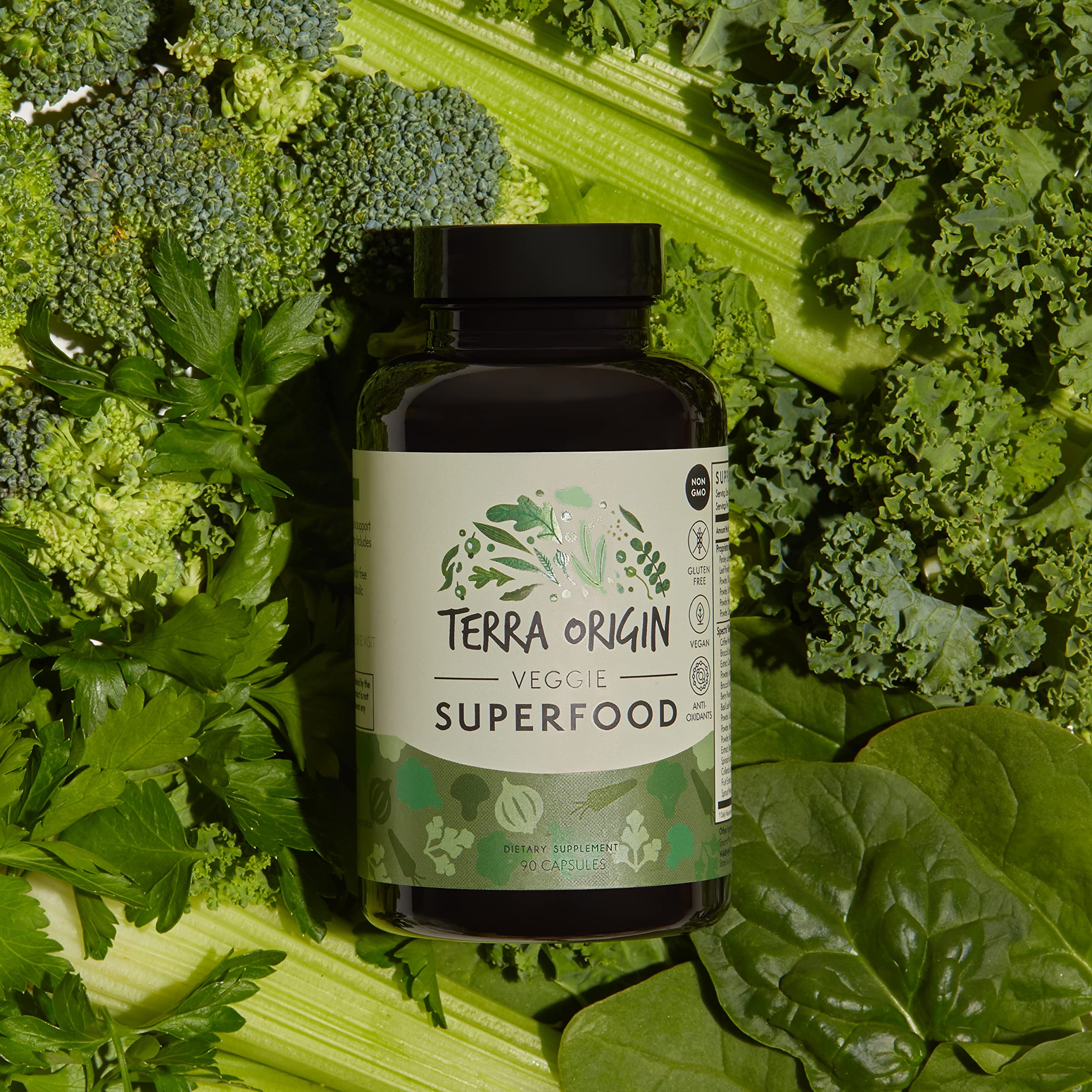 Foto 5 pulgar | Cápsulas Vegetarianas Superfood Terra Origin 90 Cápsulas - Venta Internacional.