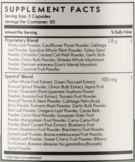 Foto 8 pulgar | Cápsulas Vegetarianas Superfood Terra Origin 90 Cápsulas - Venta Internacional.