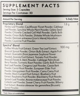 Foto 7 | Cápsulas Vegetarianas Superfood Terra Origin 90 Cápsulas - Venta Internacional.