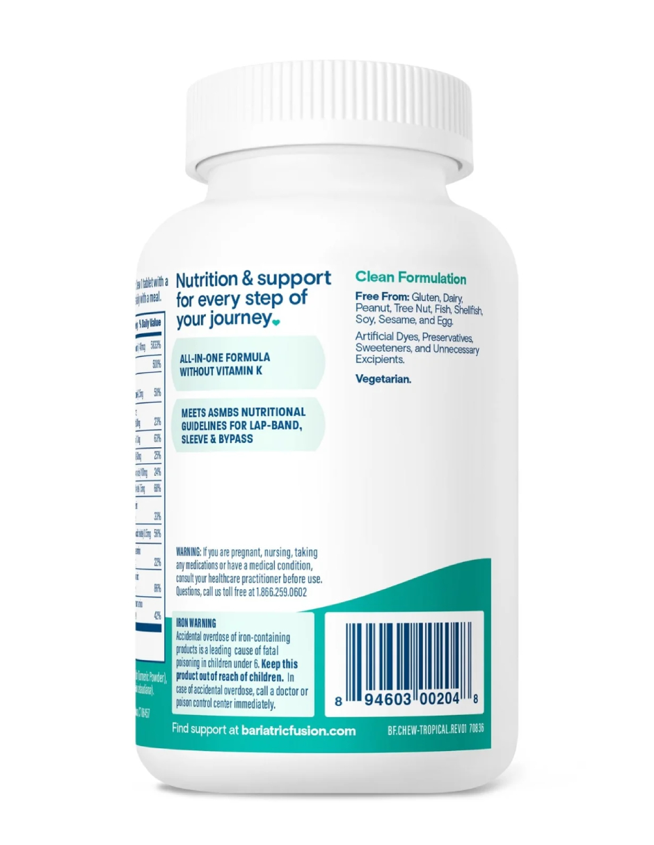 Foto 5 | Suplemento Bariatrico Bariatric Fusiontropical Multivitaminico 120 Tabs