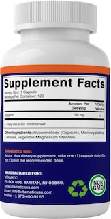 Foto 4 | Suplemento Vitamático De Apigenina 50 Mg 120 Cápsulas Vegetarianas - Venta Internacional.
