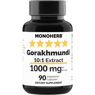Foto 1 | Suplemento Monoherb Extracto De Gorakhmundi 1000 Mg 90 Cápsulas - Venta Internacional.