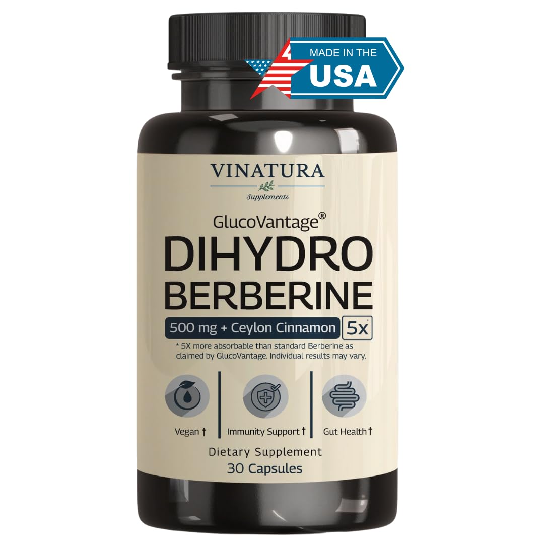 Suplemento Vinatura De Dihidroberberina 500 Mg Con Canela De Ceilán - Venta Internacional.