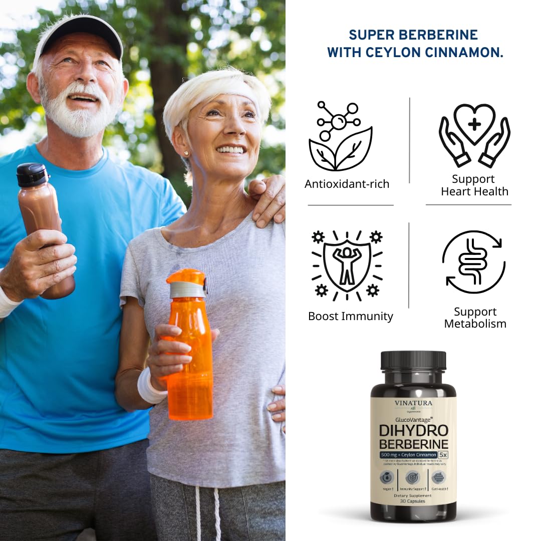 Foto 4 | Suplemento Vinatura De Dihidroberberina 500 Mg Con Canela De Ceilán - Venta Internacional.