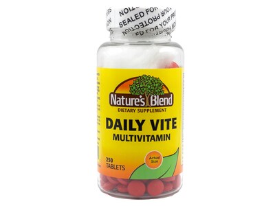 Foto 1 | Suplemento Nature's Blend Daily Vite 250 Comprimidos - Venta Internacional.