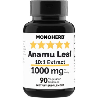 Foto 1 | Suplemento Monoherb: Extracto Puro De Hoja De Anamú, 1000 Mg, 90 Cápsulas - Venta Internacional.