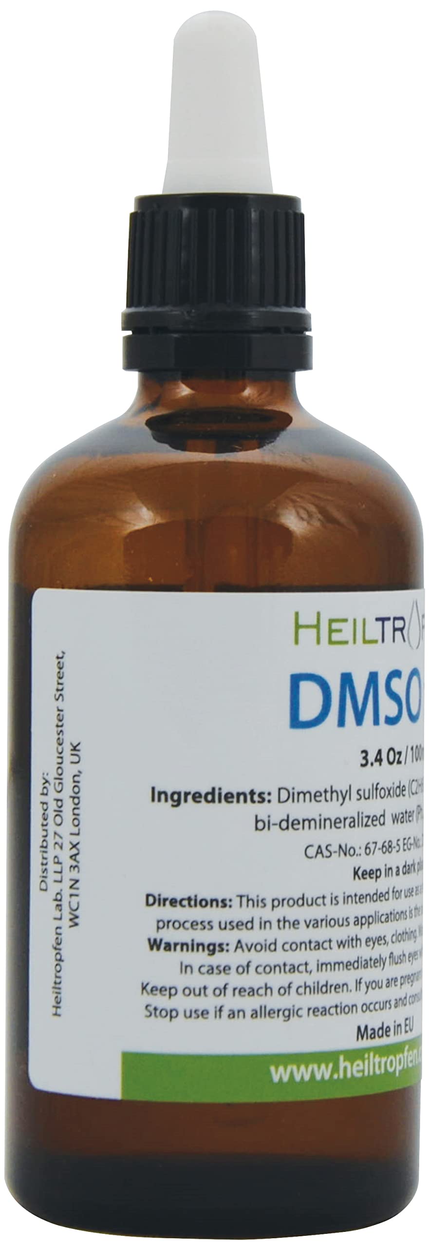 Foto 4 pulgar | Líquido Dmso Heiltropfen De Grado Farmacéutico Al 70%, 100 Ml - Venta Internacional.