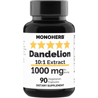 Foto 1 | Suplemento Monoherb: Extracto De Diente De León, 1000 Mg, 90 Cápsulas - Venta Internacional.