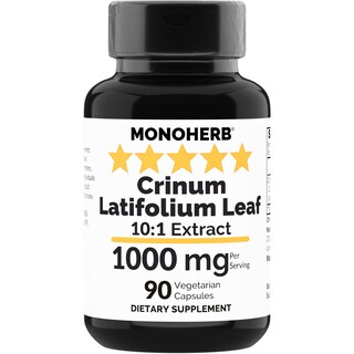 Foto 1 | Suplemento De Extracto De Hoja De Crinum Latifolium Monoherb 1000 Mg - Venta Internacional.