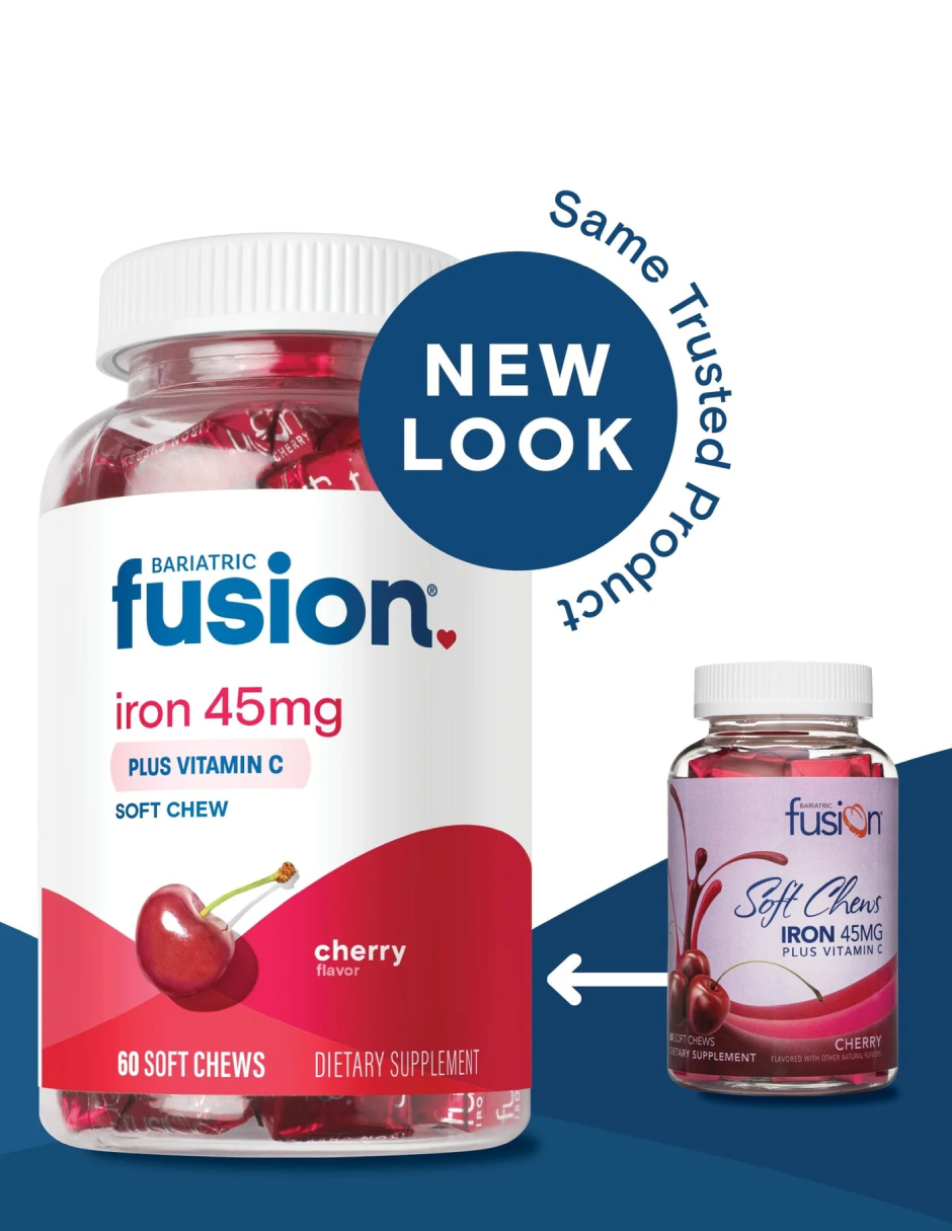 Foto 3 pulgar | Suplemento Bariatrico Bariatric Fusion Cherry Iron Hierro 60 Masticables