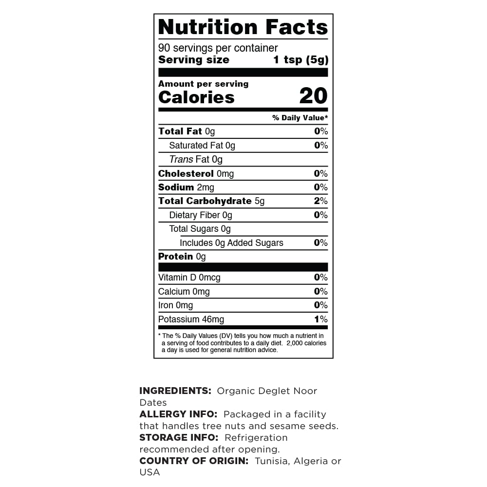 Foto 5 | Date Sugar Terrasoul Superfoods Organic, 454 G, De Bajo Índice Glucémico - Venta Internacional.