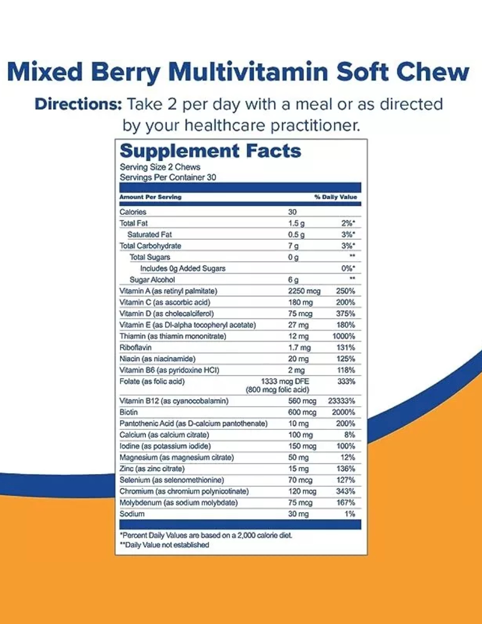 Foto 3 | Suplemento Bariatric Fusion Multivitamin 60 Masticables Bariátrico Mixed Berry para Post Cirugía Sin Gluten