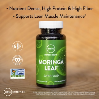 Foto 4 | Suplemento Mrm Nutrition En Cápsulas De Hoja De Moringa 600 Mg X60 - Venta Internacional.
