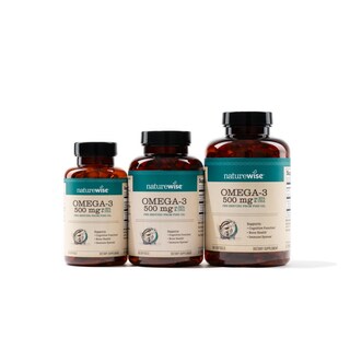 Foto 3 | Suplemento De Aceite De Pescado Omega 3 De Naturewise, 500 Mg, 180 Cápsulas Blandas - Venta Internacional.
