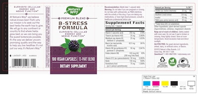 Foto 3 | Suplemento Nature's Way B-stress Formula 100 Cápsulas Veganas - Venta Internacional.