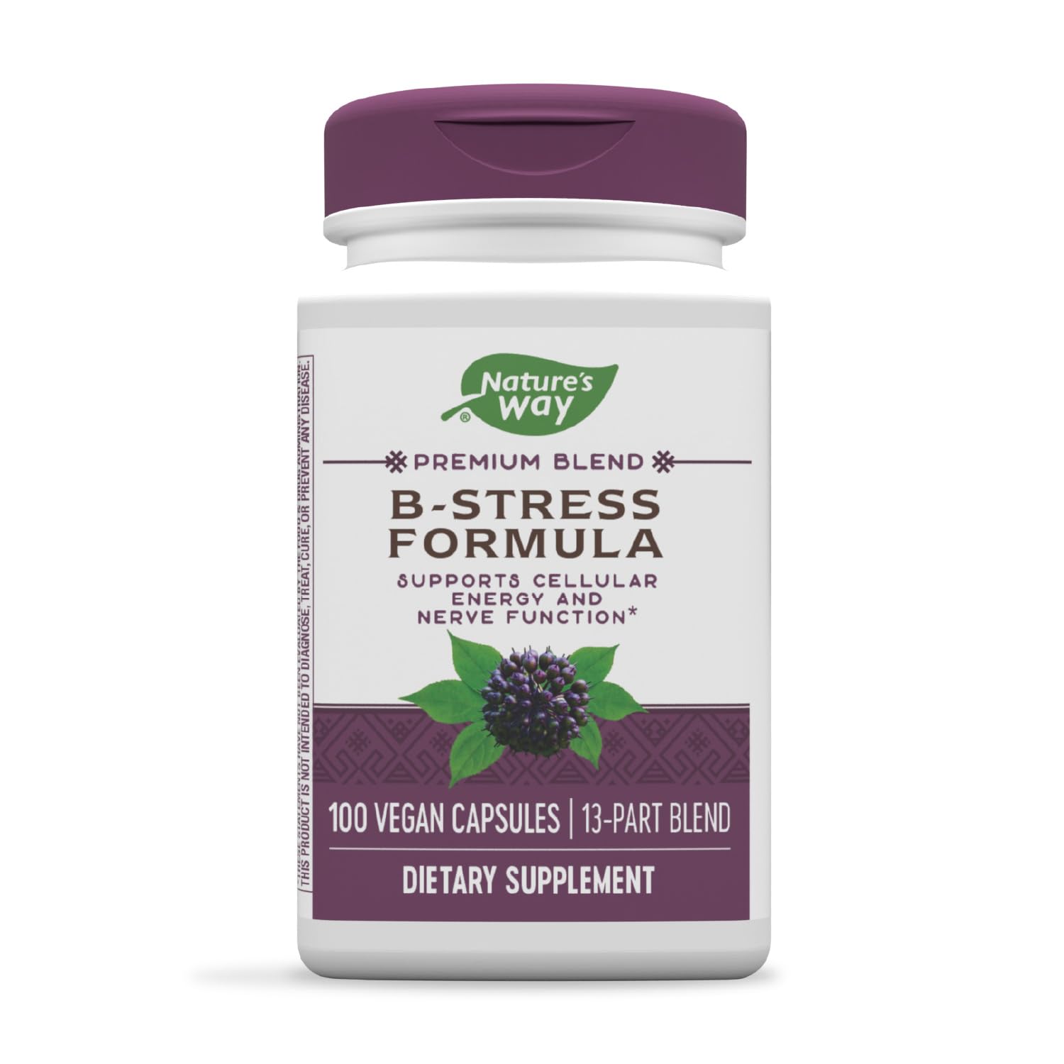 Foto 5 pulgar | Suplemento Nature's Way B-stress Formula 100 Cápsulas Veganas - Venta Internacional.