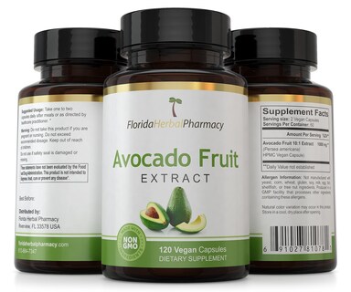 Foto 4 | Suplemento De Extracto De Fruta De Aguacate De Florida Herbal Pharmacy - Venta Internacional.