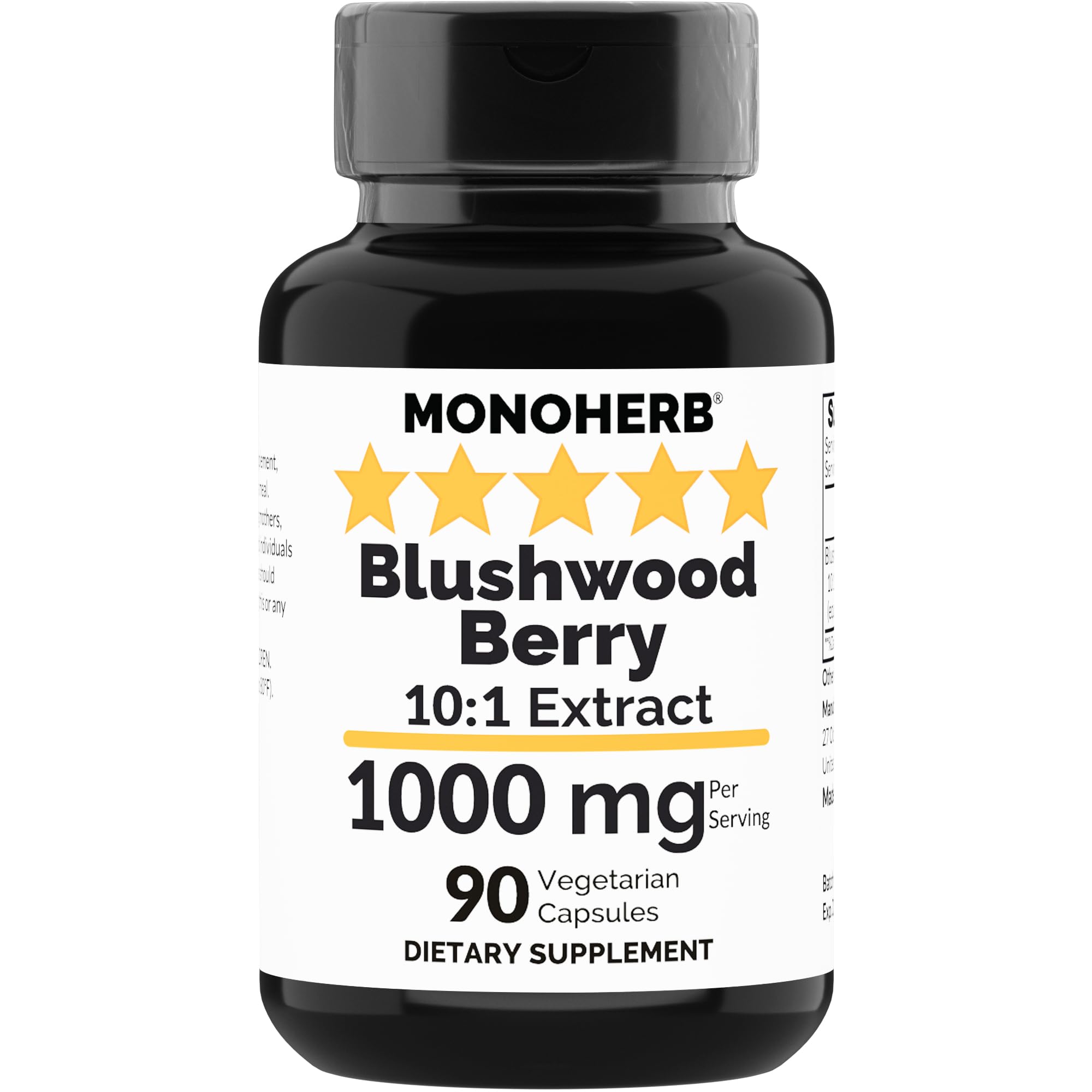Foto 2 pulgar | Suplemento Monoherb: Extracto De Bayas De Blushwood, 1000 Mg, 90 Cápsulas - Venta Internacional.