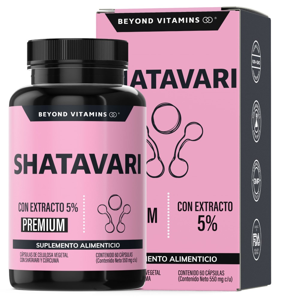 Foto 2 pulgar | Suplemento Alimenticio Shatavari Con Raíz De Cúrcuma Beyond Vitamins 60 Cápsulas