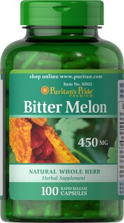 Foto 1 | Suplemento Puritan's Pride Bitter Melon 450 Mg 100 Cápsulas - Venta Internacional.