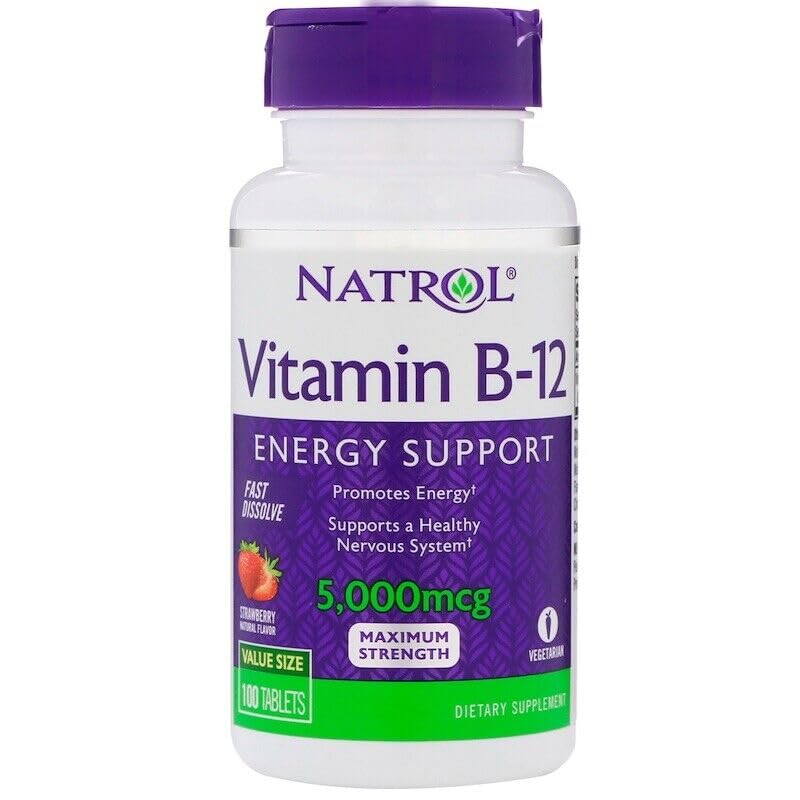 Foto 5 pulgar | Suplemento Natrol de Vitamina B12 5000 Mcg 100 Tabletas - Venta Internacional