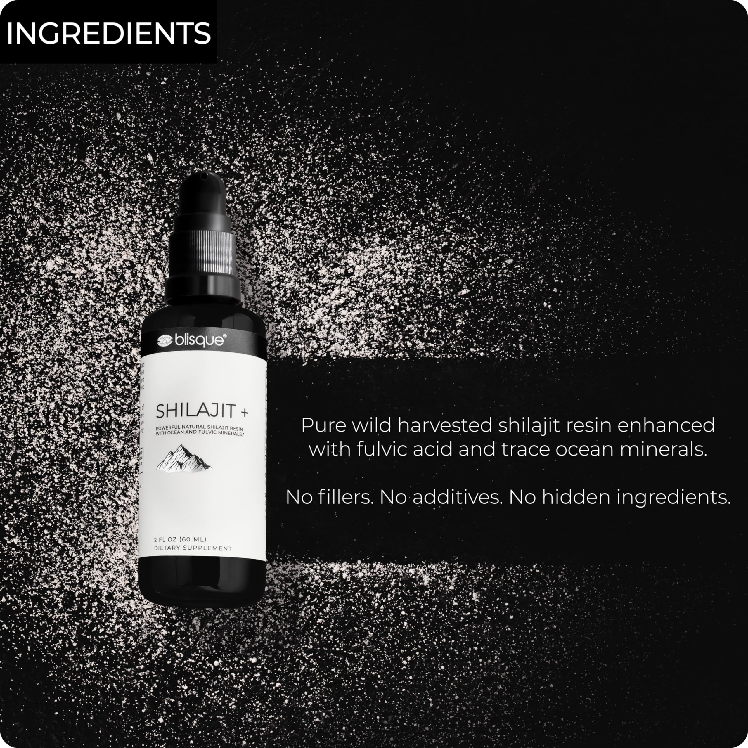 Foto 5 pulgar | Resina Mineral Drops Blisque De Shilajit Del Himalaya, 60 Ml, Con Fulvi - Venta Internacional.
