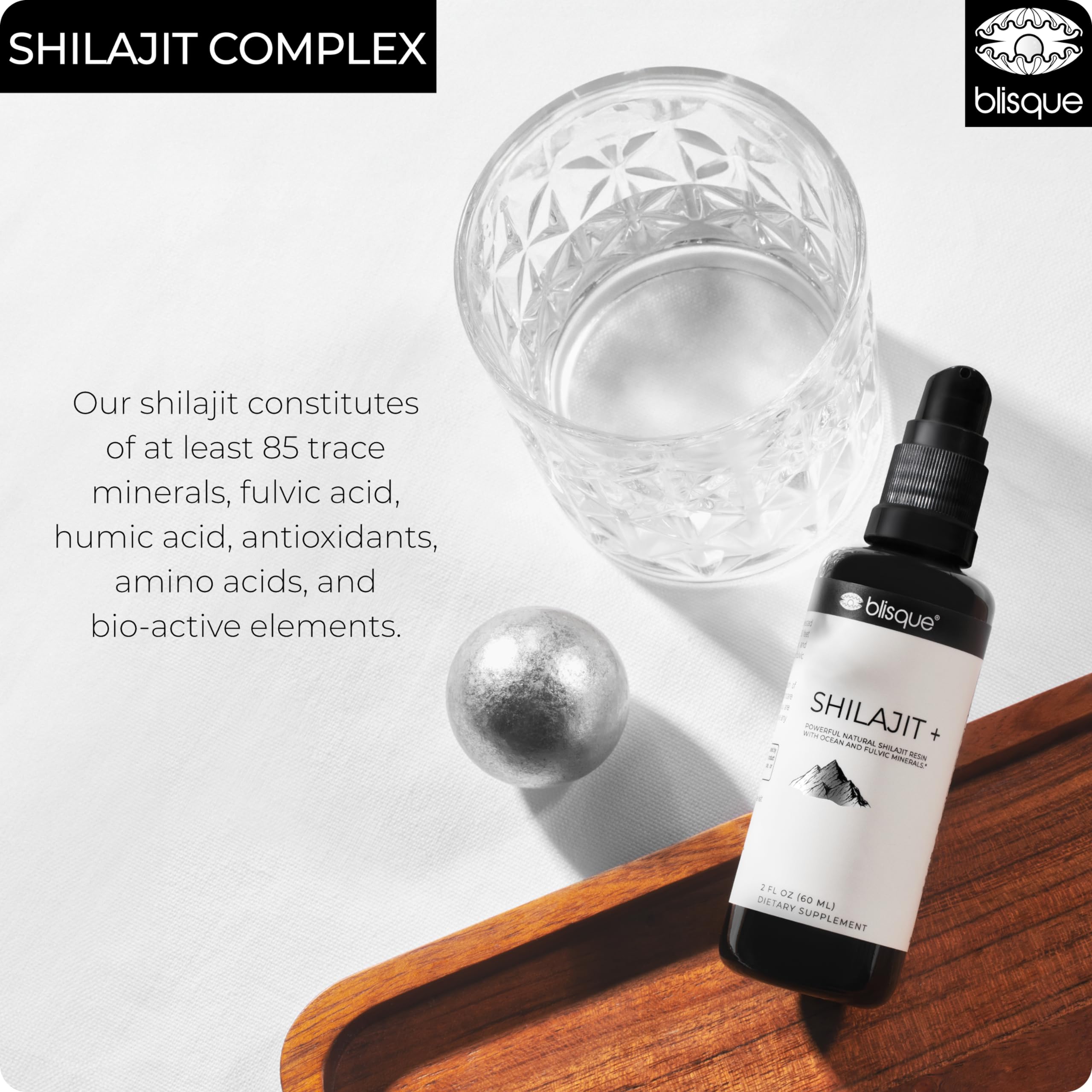 Foto 8 pulgar | Resina Mineral Drops Blisque De Shilajit Del Himalaya, 60 Ml, Con Fulvi - Venta Internacional.
