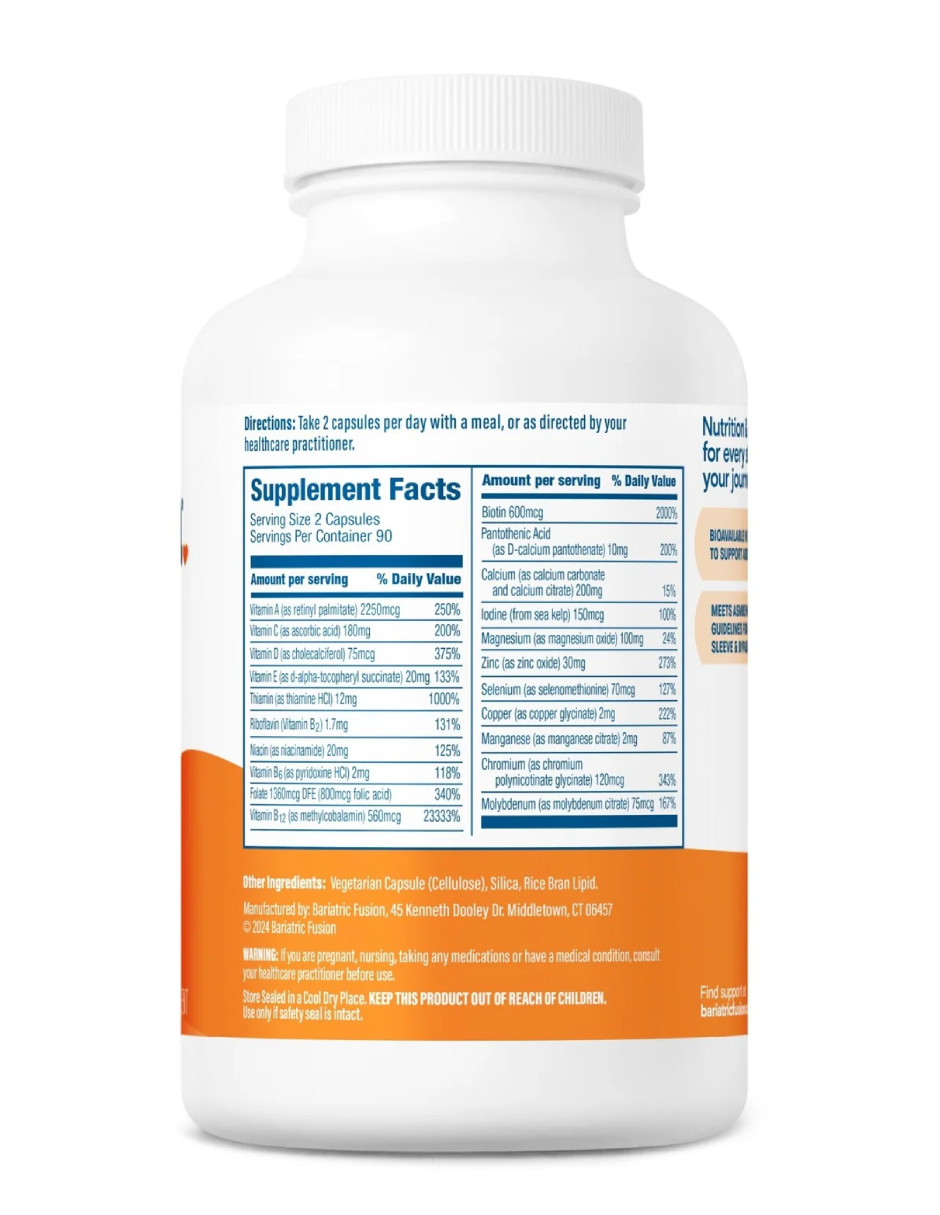 Foto 4 pulgar | Bariatric Fusión Multivitamin Cirugía Bariatrica 180 Cápsulas