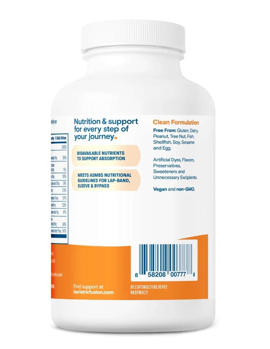 Foto 5 pulgar | Bariatric Fusión Multivitamin Cirugía Bariatrica 180 Cápsulas