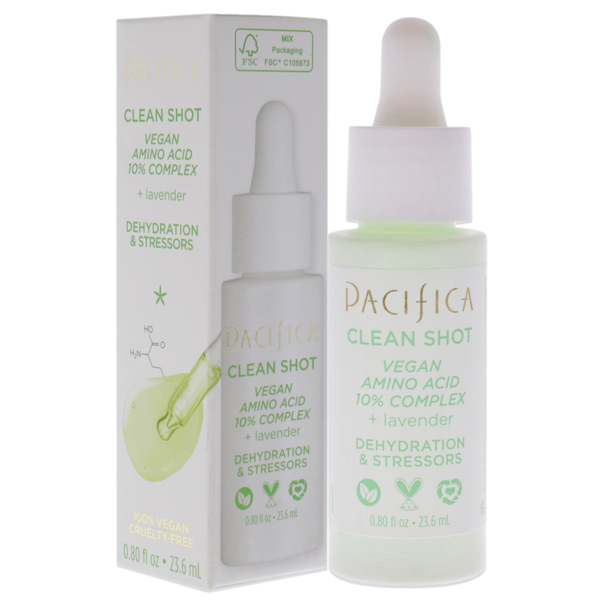 Foto 4 pulgar | Complejo Pacifica Clean Shot Amino 10% - Venta Internacional.