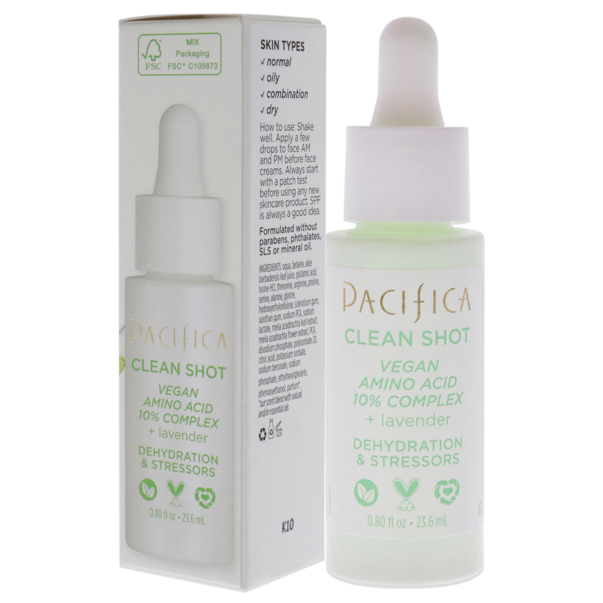 Foto 5 pulgar | Complejo Pacifica Clean Shot Amino 10% - Venta Internacional.