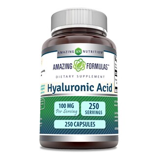 Foto 1 | Suplemento De Ácido Hialurónico Amazing Formulas 100 Mg 250 Cápsulas - Venta Internacional.