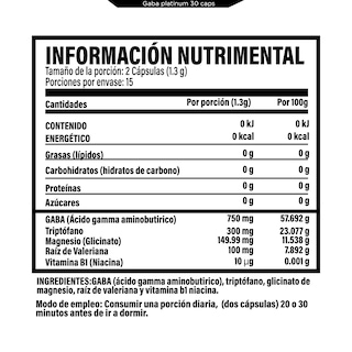 Foto 2 | Gaba Platinum 4 En 1 Testrol 30 Caps