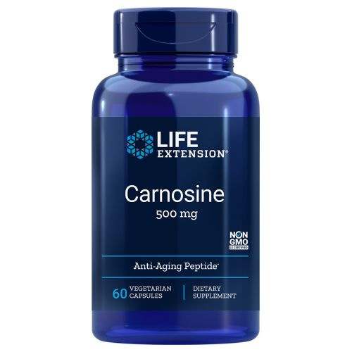 Foto 2 pulgar | Suplemento Life Extension Carnosine 500 Mg 60 Cápsulas - Venta Internacional.