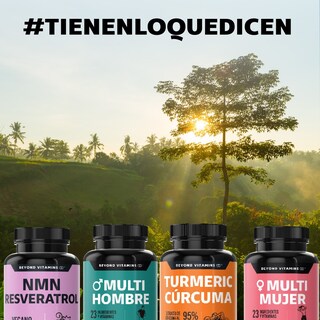 Foto 5 | Suplemento Alimenticio Nicotinamida Mononucleotido Betaina Hcl Trans Reveratrol Calcio Beyond Vitamins 60 Cápsulas