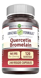 Foto 1 | Amazing Formulas Quercetin + Bromelain Antioxidante 240 Cápsulas