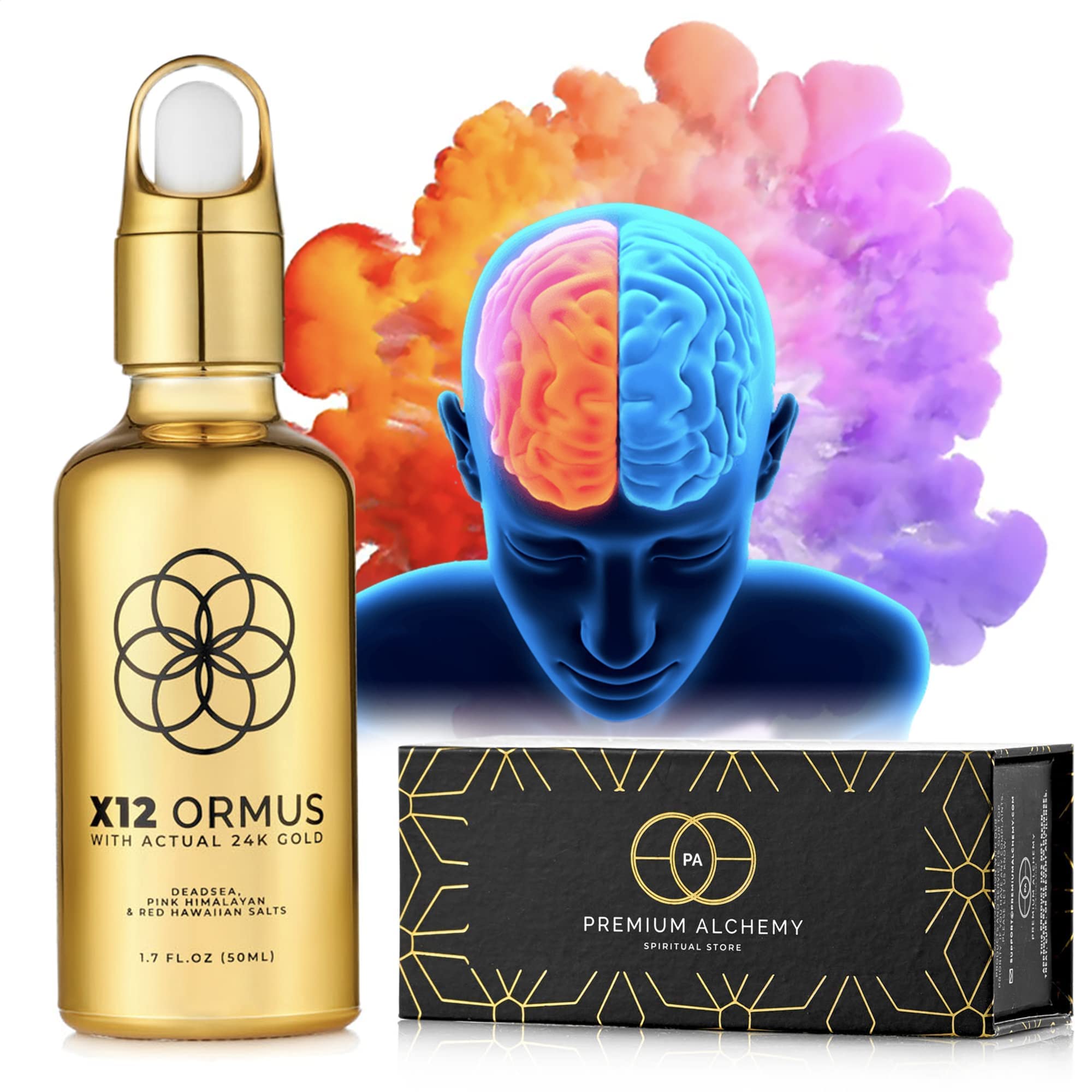 Concentrado De Oro Monoatómico Ormus X12, 50 Ml Con Oro De 24 K - Venta Internacional.