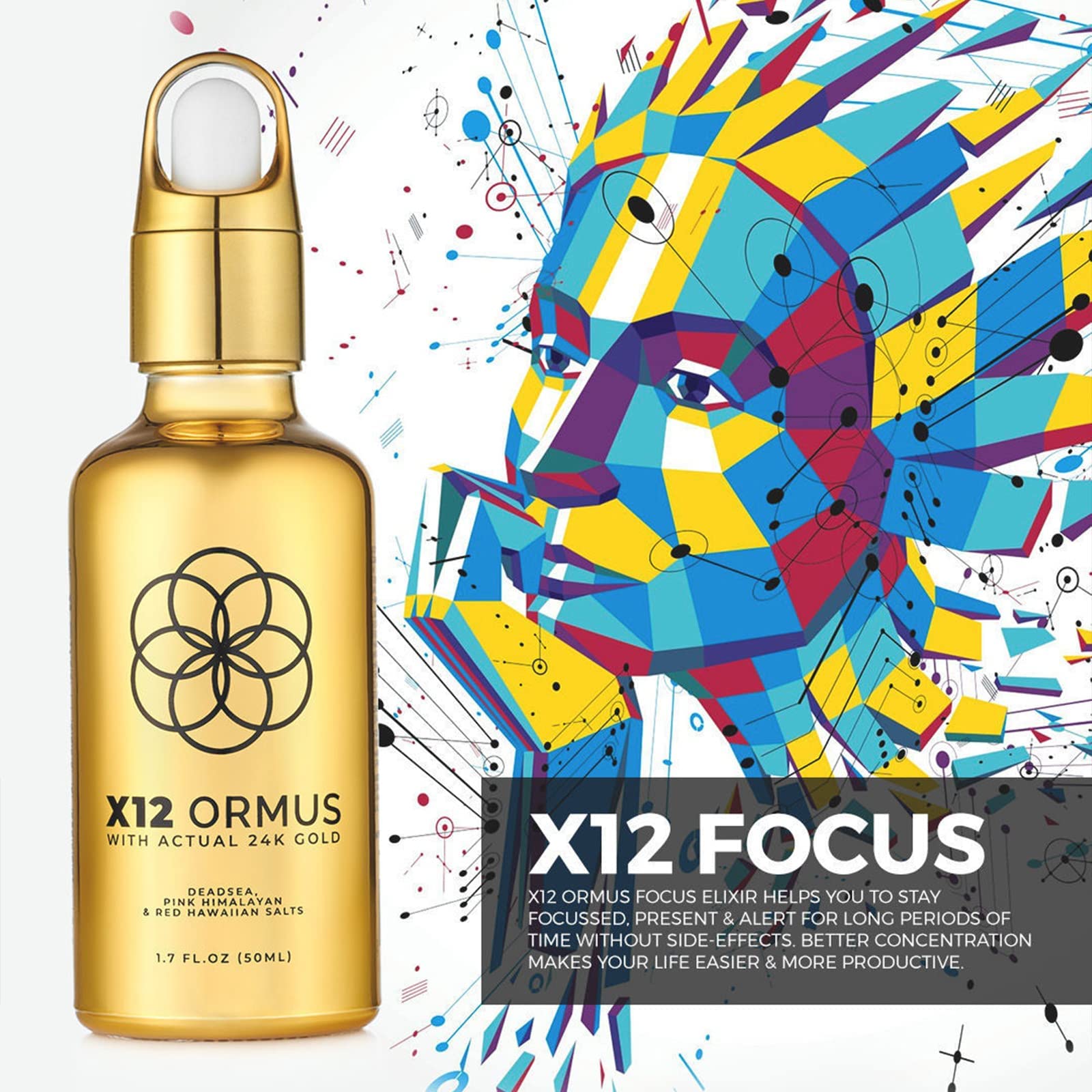 Foto 7 | Concentrado De Oro Monoatómico Ormus X12, 50 Ml Con Oro De 24 K - Venta Internacional.