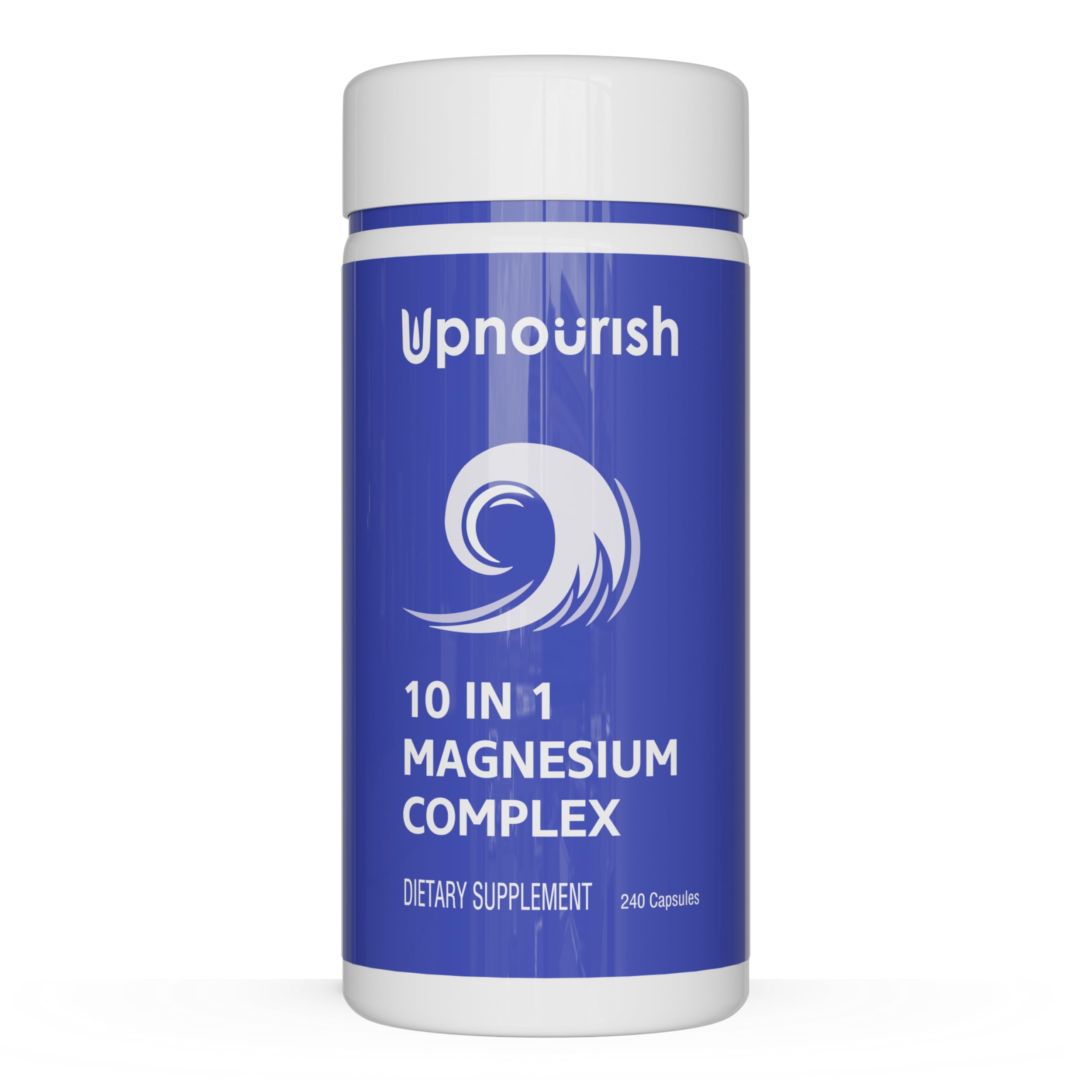 Foto 1 | Suplemento De Magnesio Upnourish, Complejo 10 En 1, 240 Cápsulas - Venta Internacional.