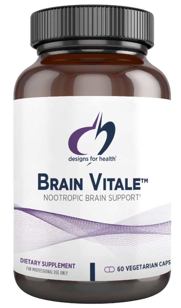 Foto 2 pulgar | Diseños De Suplementos Para La Salud Brain Vitale Nootropic 60 Caps - Venta Internacional.