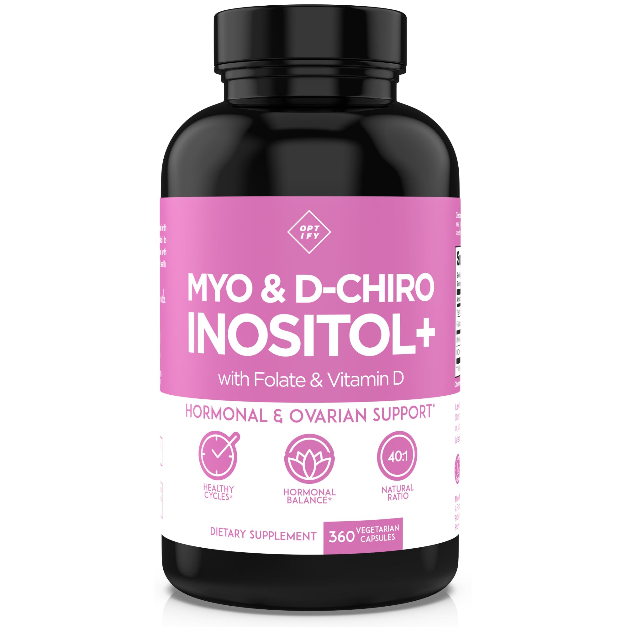 Suplemento Optify Inositol Mio-inositol D-chiro Inositol - Venta Internacional.