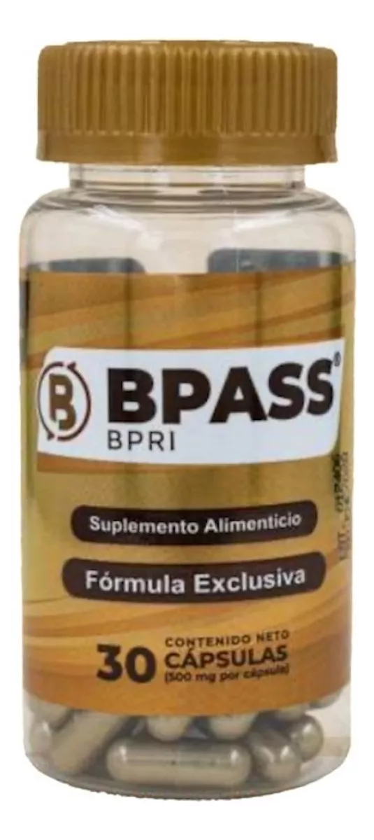 Foto 2 pulgar | Bypass 30 Capsulas Inhibidor De Apetito 100% Natural
