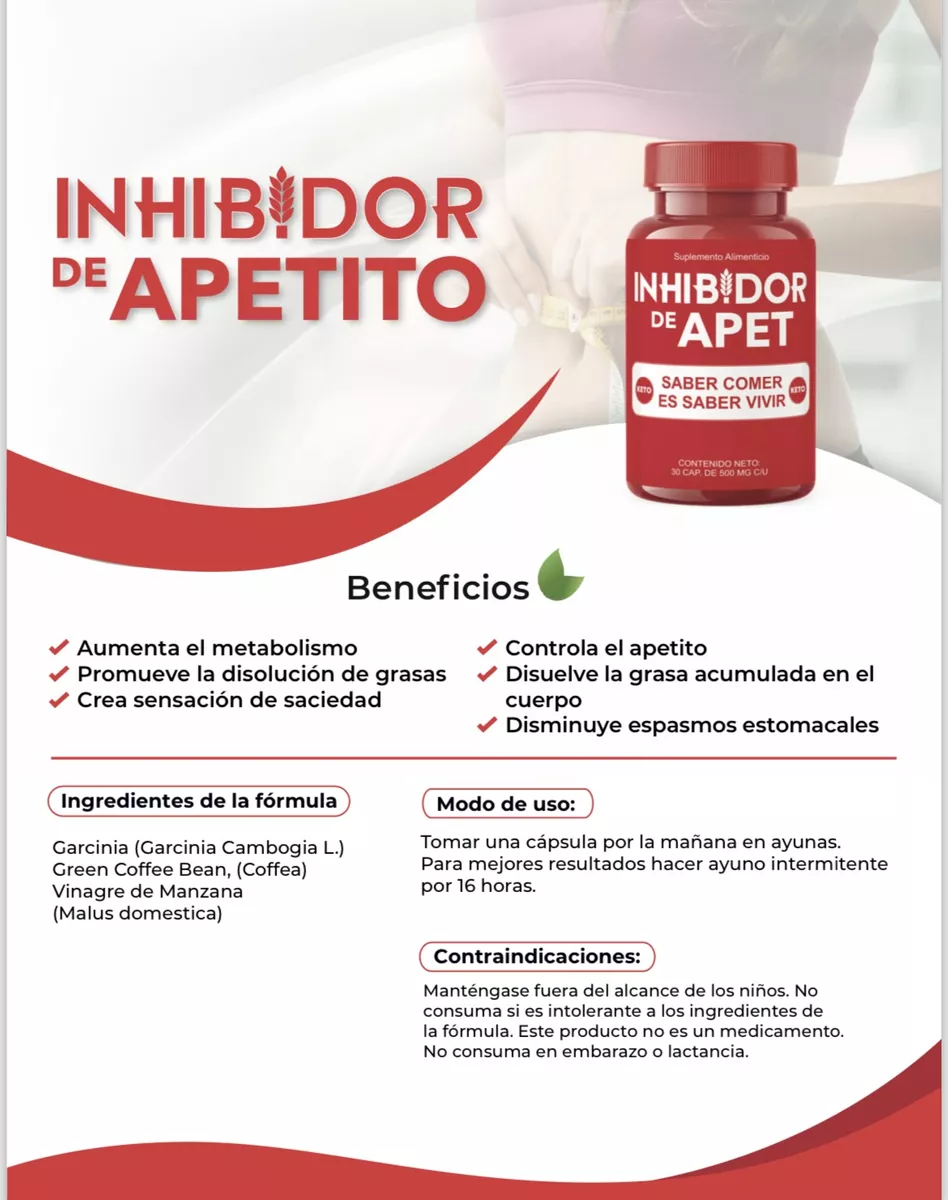 Foto 5 pulgar | Bypass Duo + Inhibidor Apetito Bpri Suplemento 100% Natural