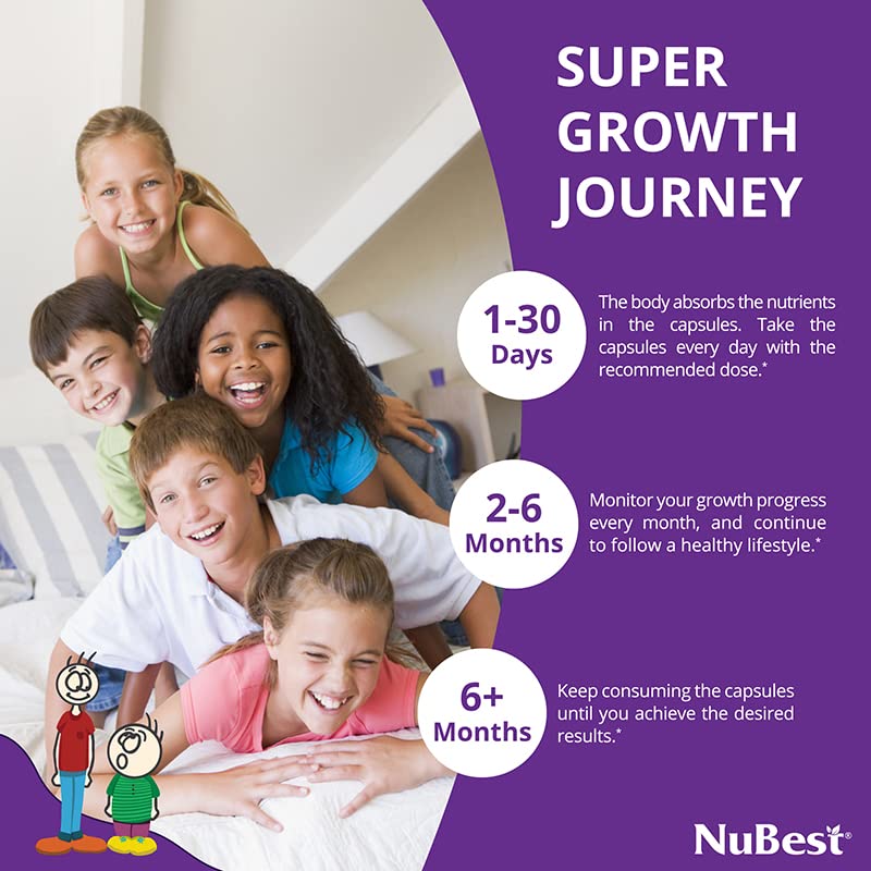 Foto 7 pulgar | Suplemento De Crecimiento En Altura Nubest Tall Para Niños Y Adolescentes - Venta Internacional.