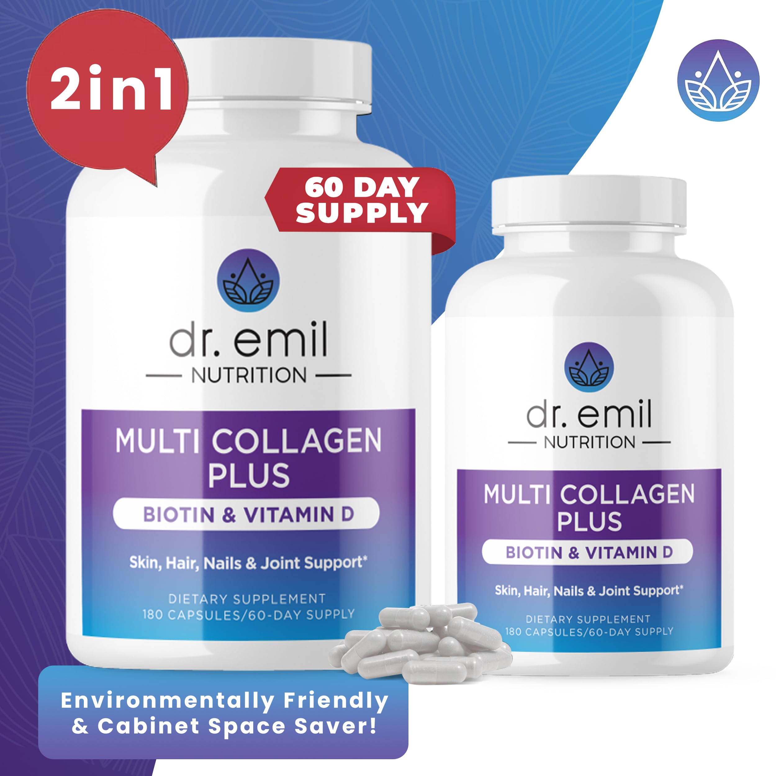 Foto 5 | Suplementos Dr. Emil Nutrition Con Péptidos Multicolágeno Y Biotina - Venta Internacional.