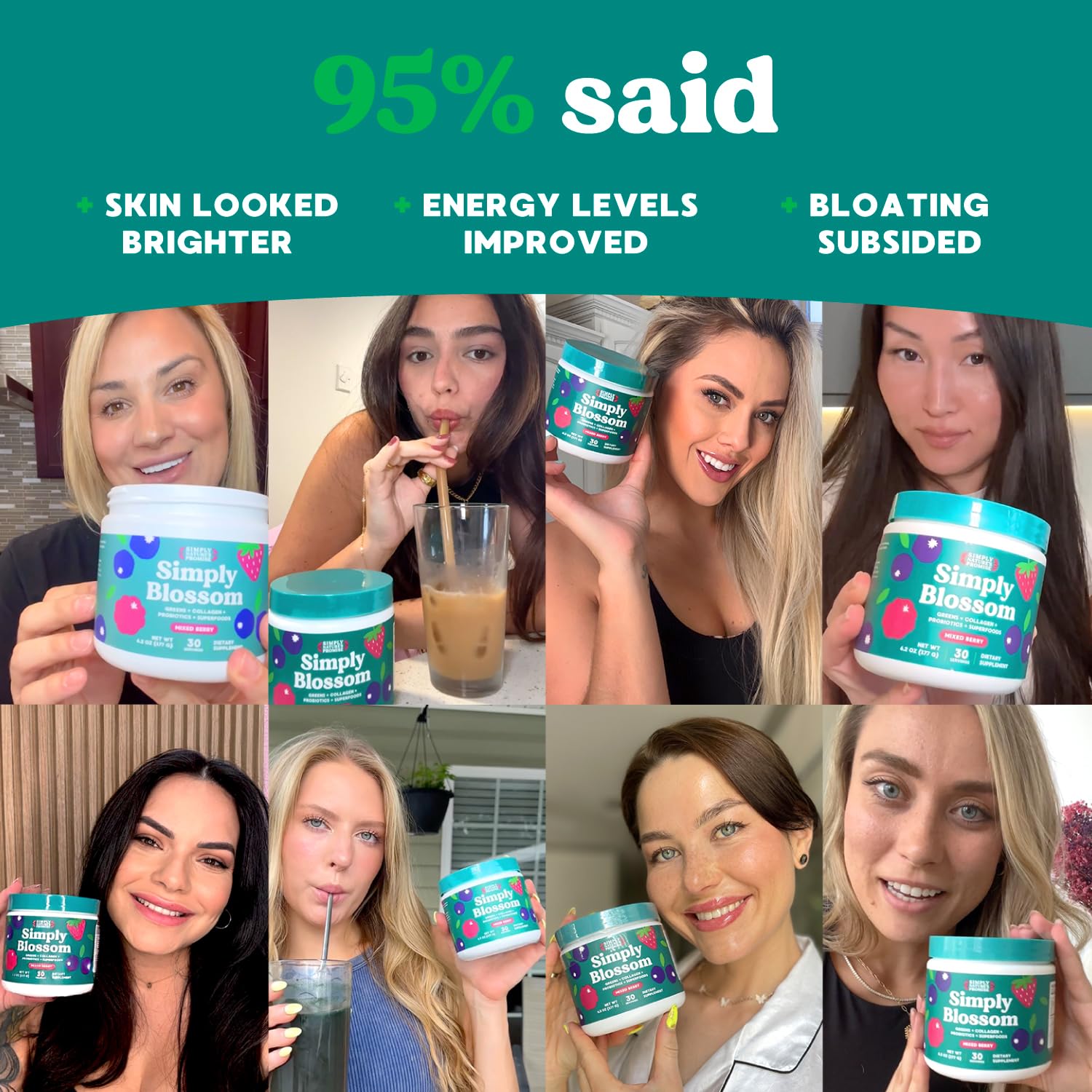 Foto 6 pulgar | Suplemento Blossom Nutrition Daily Greens & Superfood Powder - Venta Internacional.