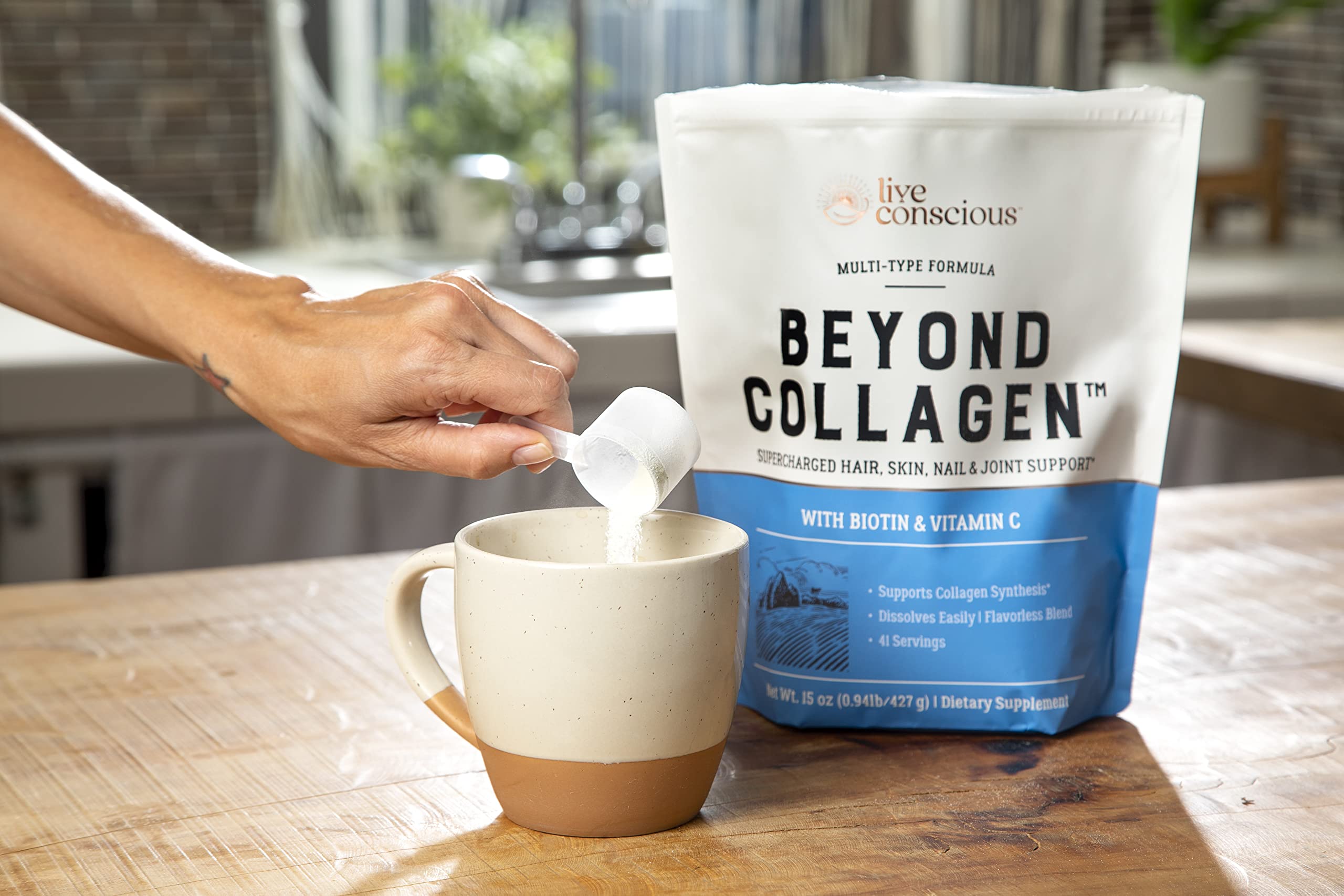 Foto 7 pulgar | Colágeno En Polvo Live Conscious Beyond Multi 15 Oz (paquete De 2) - Venta Internacional.
