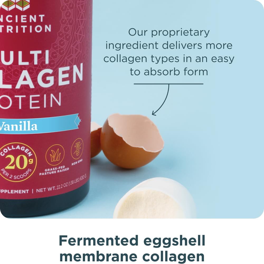 Foto 6 pulgar | Proteína De Colágeno En Polvo Ancient Nutrition Con Probióticos 60s - Venta Internacional.