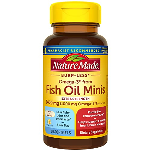 Foto 2 pulgar | Suplemento Natural De Aceite De Pescado Omega-3 Sin Eructos 1400 Mg - Venta Internacional.