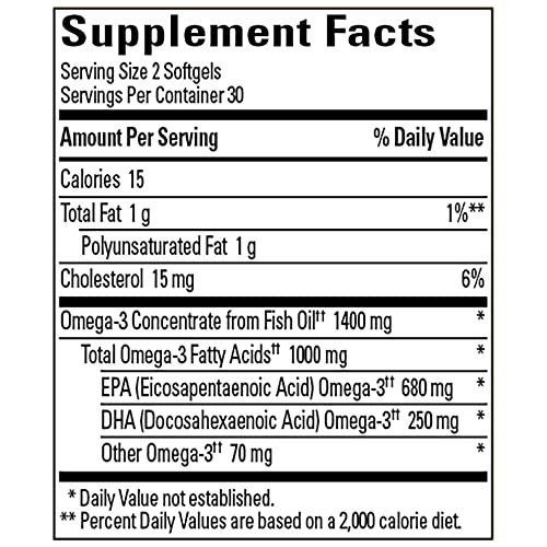 Foto 6 pulgar | Suplemento Natural De Aceite De Pescado Omega-3 Sin Eructos 1400 Mg - Venta Internacional.